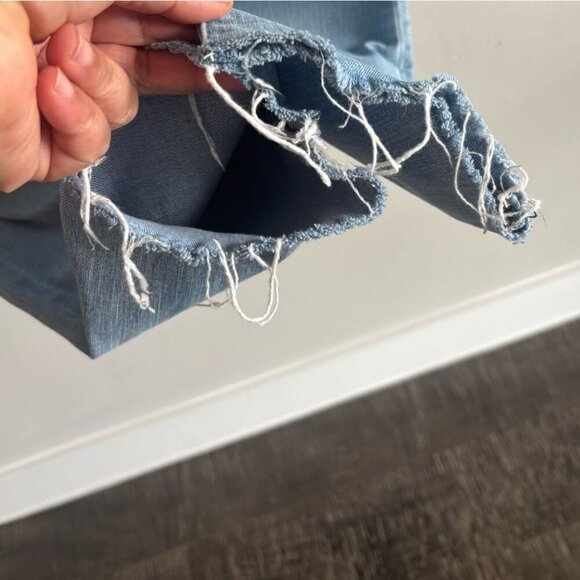 L Agence Women Denim Straight Leg High Waist Light Wash Jeans Naughty Blue Size2 - Picture 7 of 9